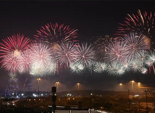 进贤县焰火晚会